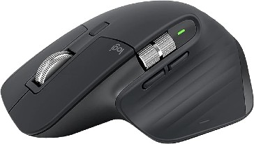 Grey computer mouse